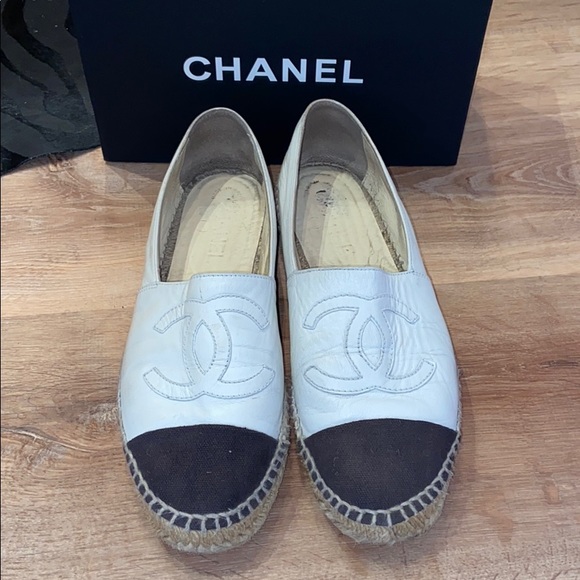 chanel cap toe espadrilles